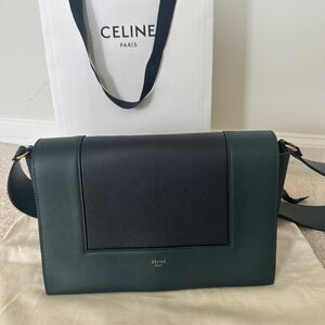 Celine Frame Bag green/blue